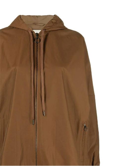 Alpine drawstring-hood jacket Studio Nicholson | ALPINESNW1088COATED COTTONMADRAS